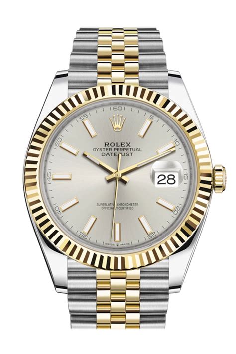 rolex gold and silver datejust